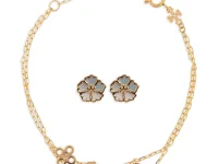 Tory Burch Forget Me Not серьги и браслет, комплект