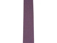 Brioni галстук шёлковый с узором фиолетовый