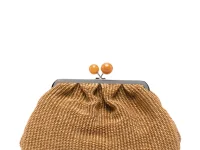 Max Mara Weekend клатч с верхней ручкой, плетёный дизайн