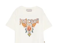 Just Cavalli Kids футболка с цветочным принтом