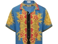 Versace рубашка с принтом солнца