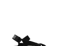 Moschino сандалии с ремешком и логотипом, чёрные