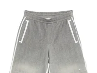Emporio Armani спортивные шорты с узором «гусиная лапка» и боковыми полосами