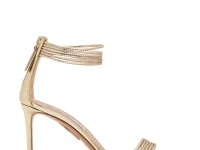 Aquazzura Sway — босоножки на каблуке, золотой