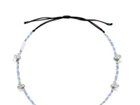 MARC JACOBS (THE) The Daisy beaded necklace — серебряный