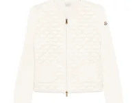Moncler Куртка стёганая на молнии, бежевая