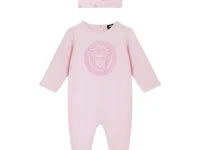 Versace Kids Medusa Dots комплект пижамный с шапочкой