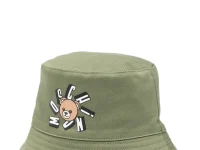 Moschino Kids панама с принтом медведя