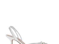 Amina Muaddi Begum Embellished Slingback Pumps