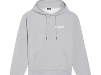 Jacquemus Худи с логотипом серое