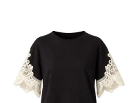 Twinset футболка с кружевной отделкой