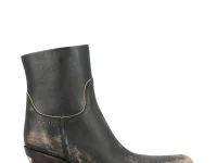 Balenciaga Memphis казаки из кожи с потёртостями