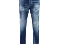Dsquared2 Slim-Fit Distressed джинсы, синий