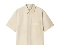 Axel Arigato Drew Pocket Shirt — бежевая рубашка с нагрудным карманом