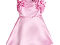 BCBG KIDS платье с рюшами и поясом