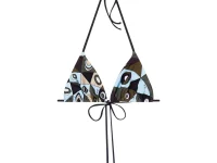 Emilio Pucci топ-треугольник Occhi-print