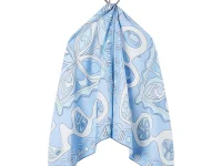 Emilio Pucci блуза с принтом Angoli и цепочкой