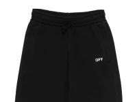 Off-White шорты на кулиске чёрные