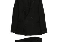 Lardini двубортный костюм из льна