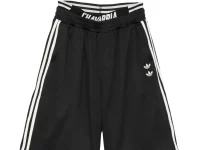 Adidas x Willy Chavarria шорты сетчатые с вышивкой логотипа