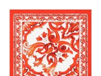 Dolce & Gabbana Шёлковый платок Majolica 50×50