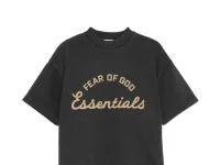 FEAR OF GOD ESSENTIALS KIDS футболка с круглым вырезом и принтом логотипа