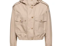 Moncler укороченная куртка с капюшоном