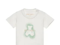 Palm Angels Kids футболка с принтом медведя