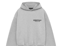 FEAR OF GOD ESSENTIALS KIDS худи флисовое меланжевое серое