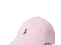 Polo Ralph Lauren Pony-embroidered cap — розовая бейсболка