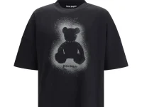 Palm Angels футболка с принтом медведя