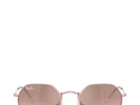 Ray-Ban Junior Jack круглые солнцезащитные очки розовые