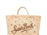 MC2 Saint Barth Colette — сумка-шопер с бахромой и кристаллами