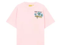Off-White Daisy Tape футболка для девочек, розовая