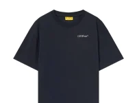 Off-White Kids Arrows-print футболка тёмно-синяя