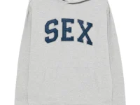 CARNE BOLLENTE Sex Hoodie — серое худи с передним карманом