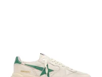 Golden Goose Running Sole кроссовки кремово-белые со звездой