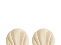 Chloé Pleats серьги-клипсы со скульптурным плиссе