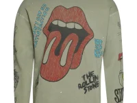 MadeWorn свитшот Rolling Stones Sketch — зелёный