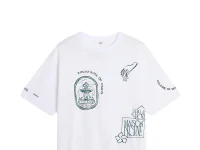 Maison Kitsuné футболка с графическим принтом Art Nouveau