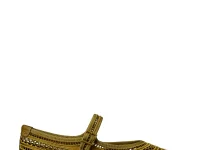 Tory Burch эспадрильи Open Weave Mary Jane зелёные
