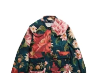 Barbour куртка с воротником и цветочным принтом x FARM Rio