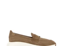 Hogan Maxi I Active лоферы замшевые коричневые