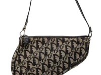 Christian Dior Pre-Owned Мини сумка через плечо Diorissimo Canvas Saddle Pochette