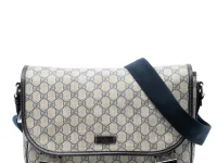 Gucci Pre-Owned GG Supreme сумка через плечо с двойными пряжками