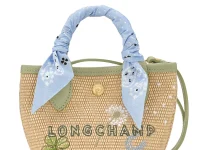 Longchamp Le Pliage сумка мини с вышивкой