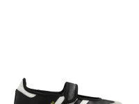 Adidas Samba Jane балетки с ремешком на липучке, чёрные
