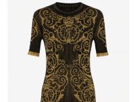Fendi — кофта черный, золотая 38.4