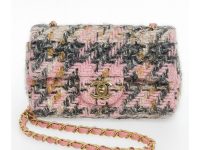 Chanel — сумка Classic Mini розовый, серый, черная