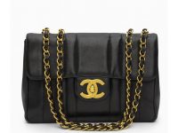 Chanel — сумка Classic Vintage Caviar черная